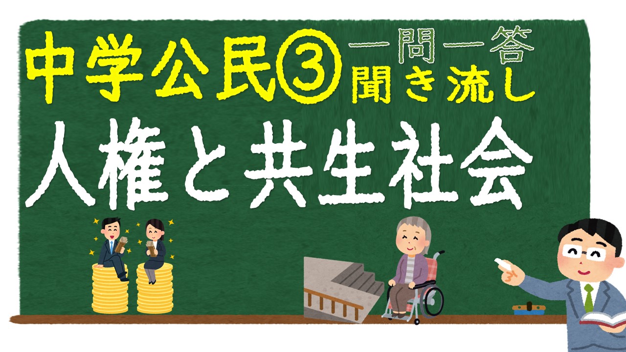 中学公民　一問一答　人権と共生社会